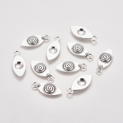 Tibetan Style Alloy Pendants PALLOY-WH0067-25AS-1