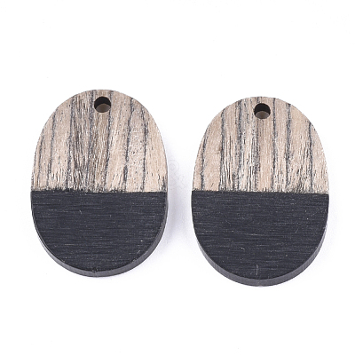 Resin & Wenge Wood Pendants RESI-T023-01A-1-1