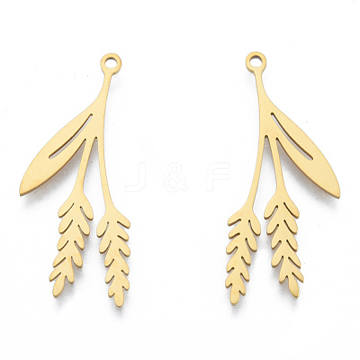 201 Stainless Steel Pendants STAS-N090-LA971-2-1