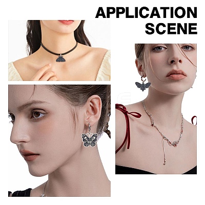 24Pcs 4 Style Alloy Enamel Pendants FIND-SC0005-08-1