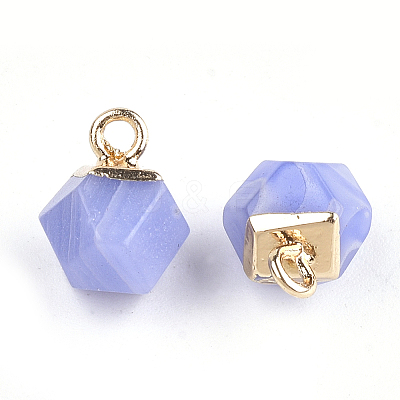 Natural White Jade Charms X-G-S344-08C-1