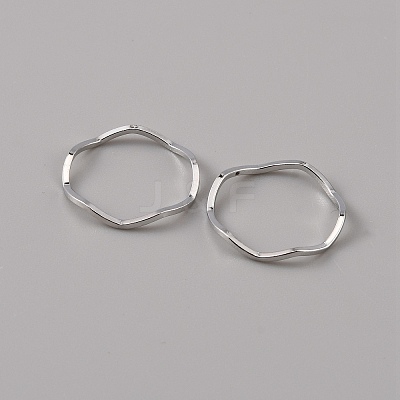 Brass Linking Rings KK-WH0046-61P-1