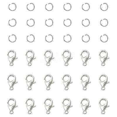 Zinc Alloy Lobster Claw Clasps FIND-FS0002-40P-1