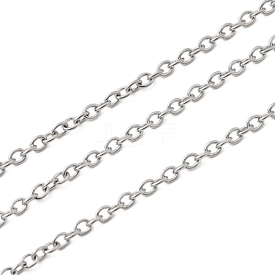 Tarnish Resistant 304 Stainless Steel Cable Chains CHS-Q001-08-100m-1