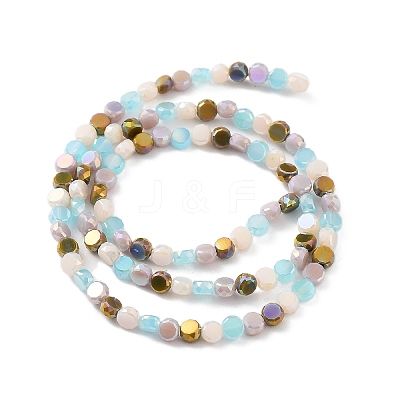 Electroplate Glass Beads X-EGLA-P056-01D-1