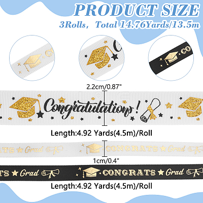 Gold Stamping Polyester Printed Ribbon OCOR-PH0004-91D-1