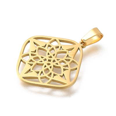 304 Stainless Steel Pendants STAS-S144-05G-B-1