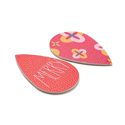 PU Leather Pendants FIND-X0010-13-1