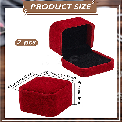 2Pcs Square Velvet Ring Boxes VBOX-LP0001-01A-1