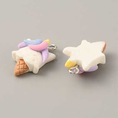 Opaque Resin Pendants RESI-CJC0012-14A-1