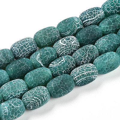 Natural Weathered Agate Beads Strands G-N344-42C-1