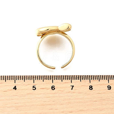 Brass Cuff Rings for Women LS-RJEW-F184-08G-G-1