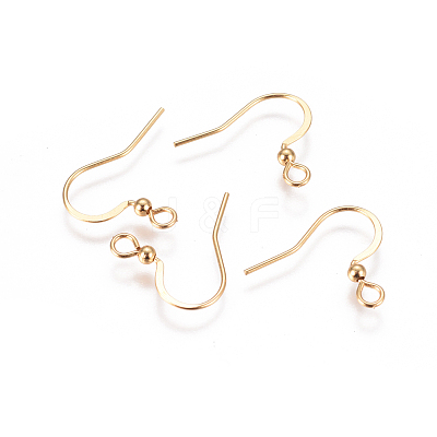 Ion Plating(IP) 304 Stainless Steel Earring Hooks STAS-I120-22A-G-1