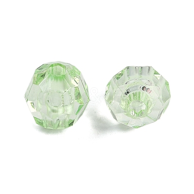 Transparent Acrylic Beads OACR-Q015-02H-1