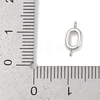 304 Stainless Steel Letter Connector Charms LS-STAS-M108-01P-15-1