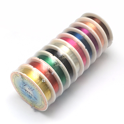 Round Copper Jewelry Wire CWIR-S002-0.6mm-M-1