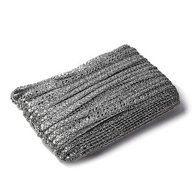 Filigree Polyester Glitter Lace Trim OCOR-Z007-10B-1