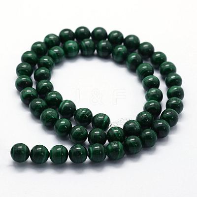 Natural Malachite Beads Strands G-E484-02-1