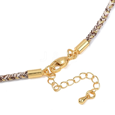2.5MM Round Nylon Cotton Cord Necklace Making NJEW-C106-01G-09-1