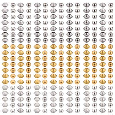 900Pcs 6 Style Brass Spacer Beads KK-ZZ0001-15-1