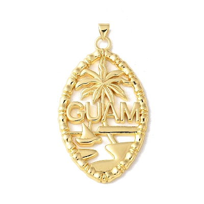 Brass Pendants KK-A252-24G-1