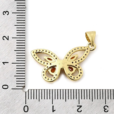 Brass Micro Pave Cubic Zirconia Pendants KK-I360-070G-1