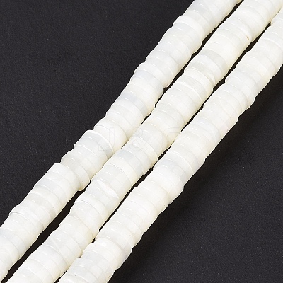 Natural Trochid Shell/Trochus Shell Beads Strands X-SSHEL-L016-13E-1