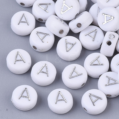 Plating Acrylic Beads X-PACR-R243-04A-1