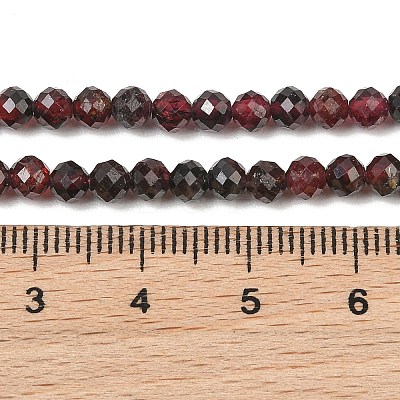 Natural Red Garnet Beads Strands GG-CBA1497-A04-4mm-1