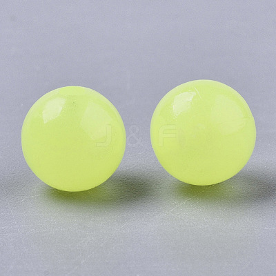 Luminous Acrylic Beads MACR-N008-25F-6MM-1