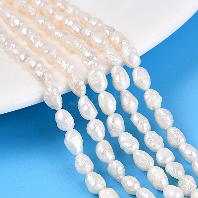 Natural Baroque Keshi Pearl Beads Strands LS-PEAR-N031-01C-1