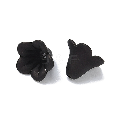 Frosted Flower Acrylic Beads X-FACR-5332-12A-1
