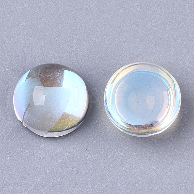 Transparent Glass Cabochons EGLA-N004-03B-01-1