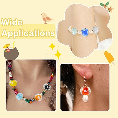 10Pcs Handmade Lampwork Beads LAMP-YW0001-96A-1