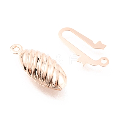 304 Stainless Steel Box Clasps LS-STAS-H151-16RG-1