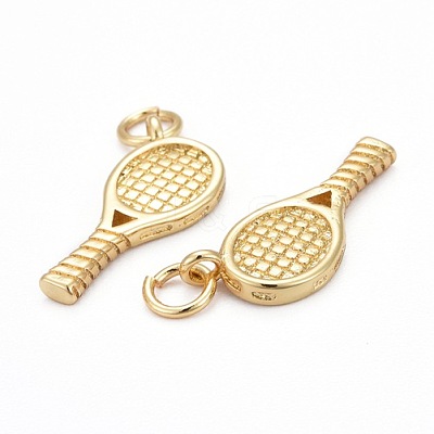 Brass Pendants KK-Z008-06G-1
