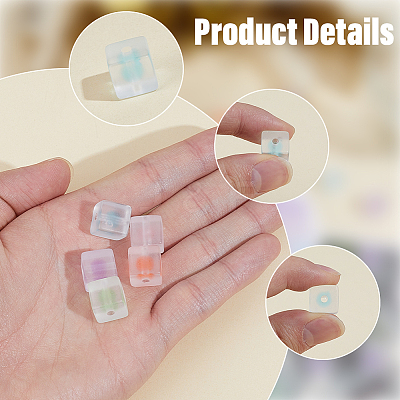 110Pcs Transparent Acrylic Beads OACR-PA0001-94-1