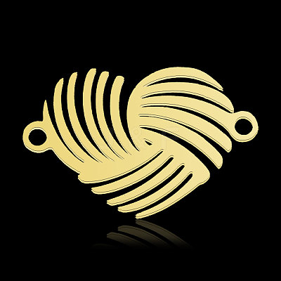 Ion Plating(IP) 201 Stainless Steel Connector Charms STAS-N090-LA873-2-1