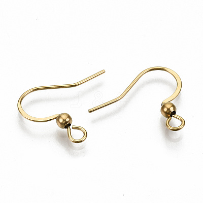 304 Stainless Steel French Earring Hooks X-STAS-S111-004G-NR-1