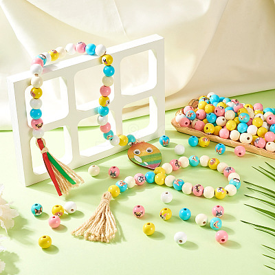 Wood European Beads WOOD-TA0002-62-1