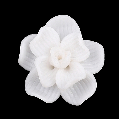 3D Handmade Polymer Clay Flower Cabochons PY-CBA4D86-01B-1