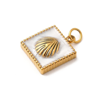 304 Stainless Steel Enamel Charms STAS-B093-09G-01-1