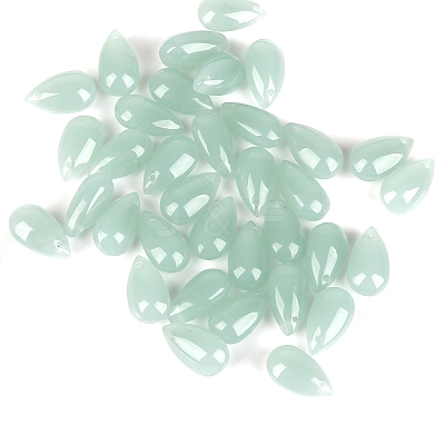 5Pcs Transparent Glass Beads X-GLAA-PW0001-25N-1