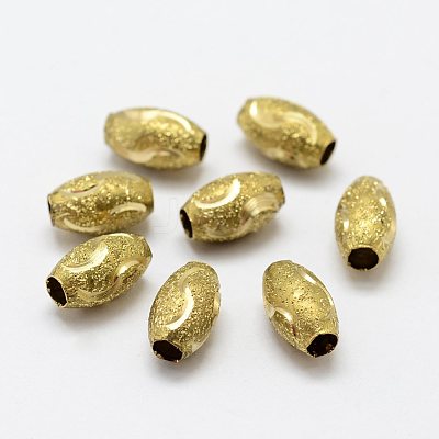 Brass Textured Beads KK-J270-59C-1