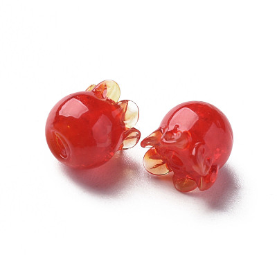 Handmade Bumpy Lampwork Beads LAMP-T017-16A-1