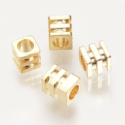 Brass Spacer Beads KK-Q735-55G-1