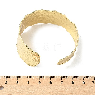 Brass Cuff Bangles for Women BJEW-A038-01C-G-1