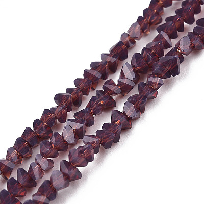 Opaque Solid Color Glass Beads Strands GLAA-N052-01-A07-1