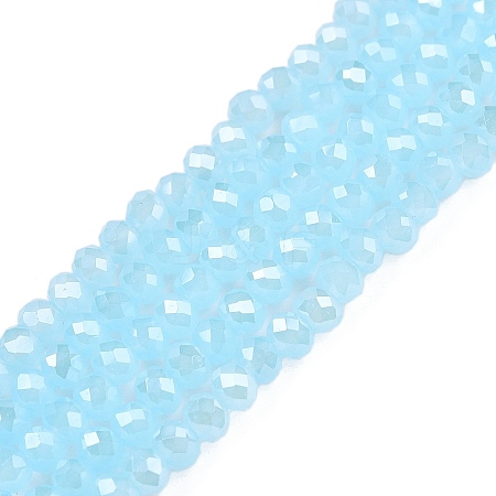 Electroplate Glass Beads Strands EGLA-A044-J3mm-A04-1