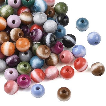 Opaque Acrylic Beads OACR-Z036-03C-1